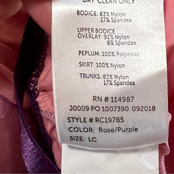 Revolution Girl’s Dance Costume Recital Dress Tulle Pink Purple Large Child - Picture 8 of 14